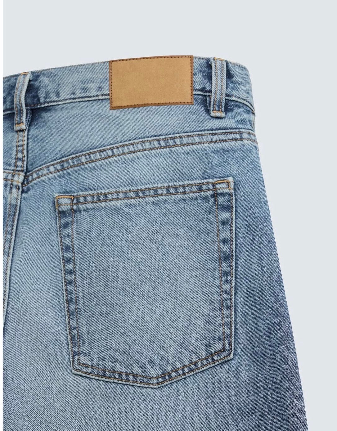 ZARA - Stright fit jeans  Washed Light Blue