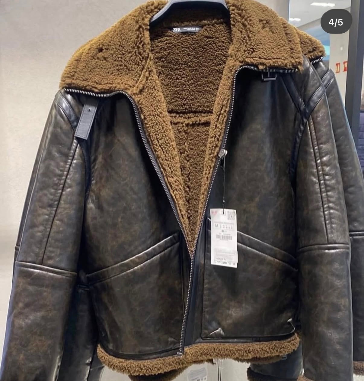 ZARA - LEATHER JACKET