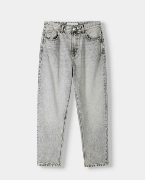 BERSHKA Loose Fit Jeans – Sand