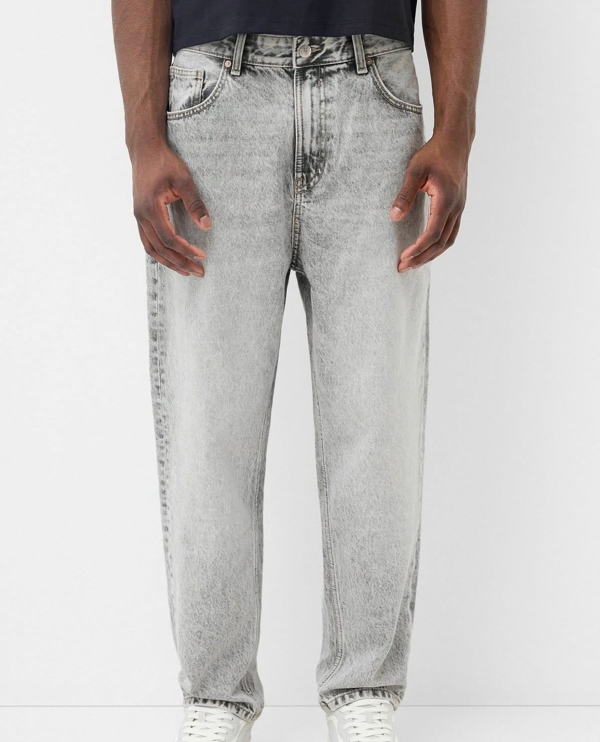 BERSHKA LOOSE FIT - JEANS