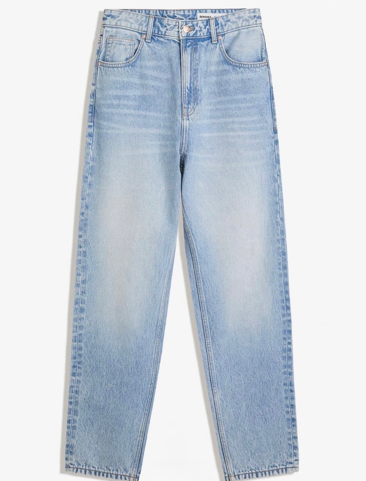 BERSHKA Loose Fit Jeans – Light Blue