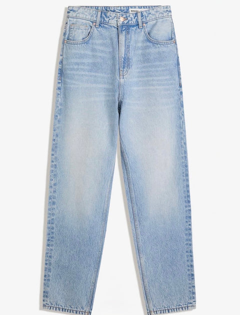 BERSHKA Loose Fit Jeans – Light Blue