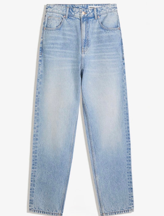 BERSHKA Loose Fit Jeans – Light Blue