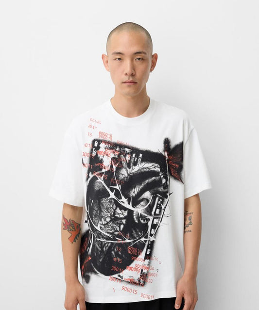 BERSHKA _ T-SHIRT