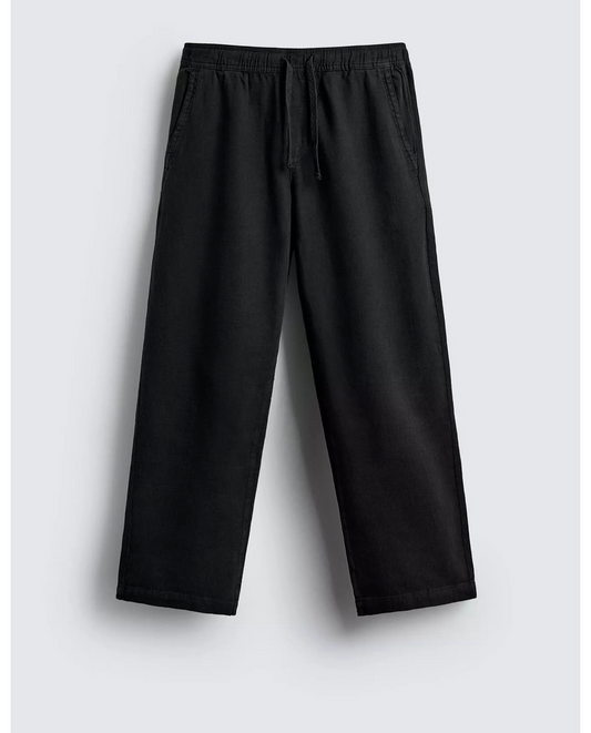 ZARA Linen Trousers – BLACK