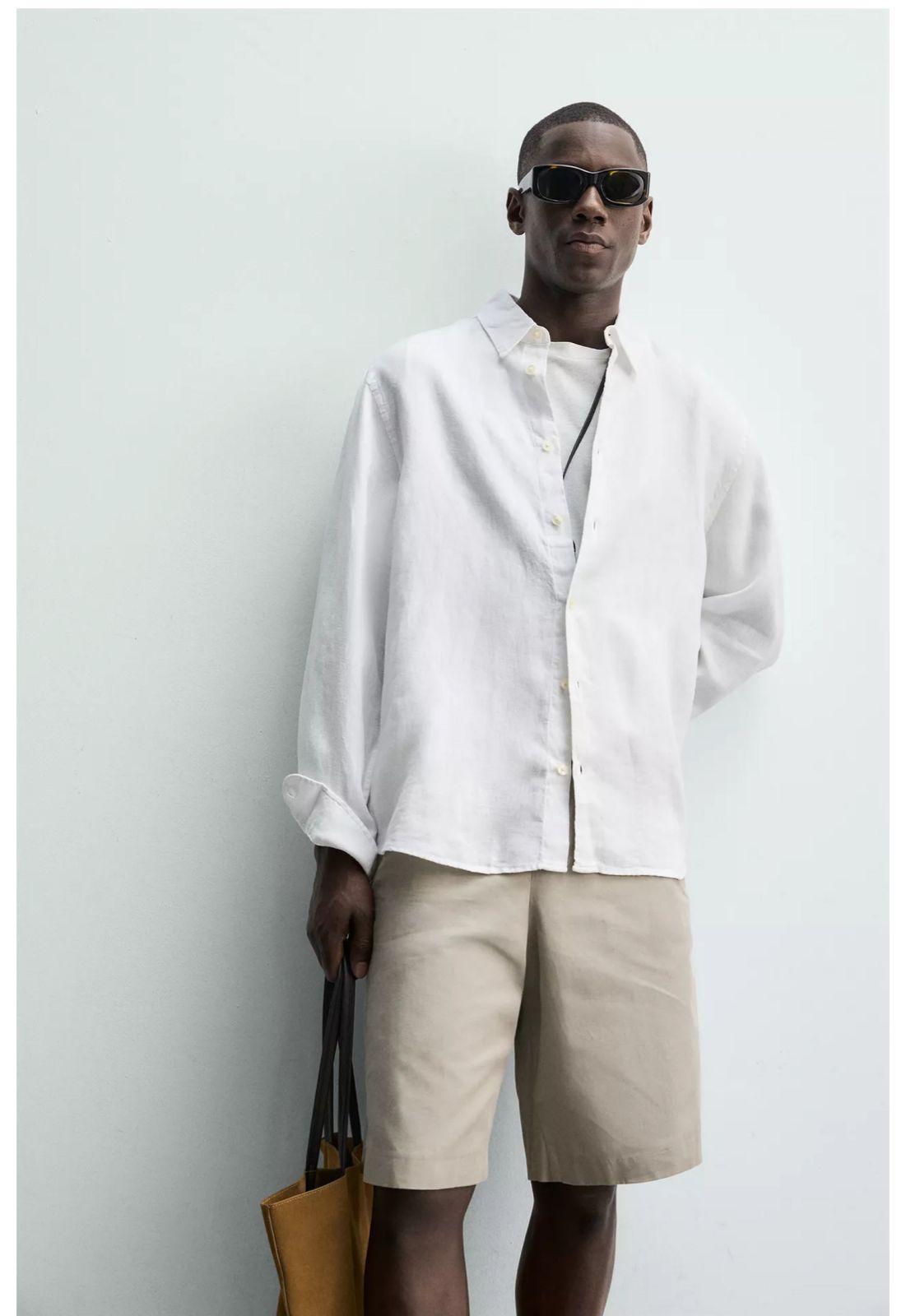 ZARA Riviera Linen Shirt – White