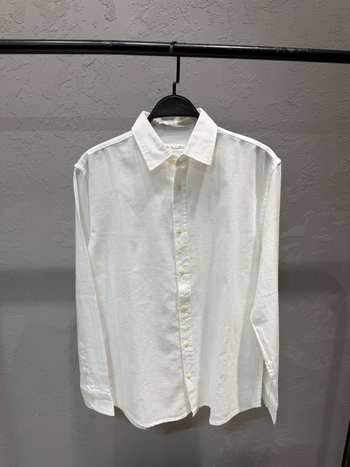 ZARA Riviera Linen Shirt – White