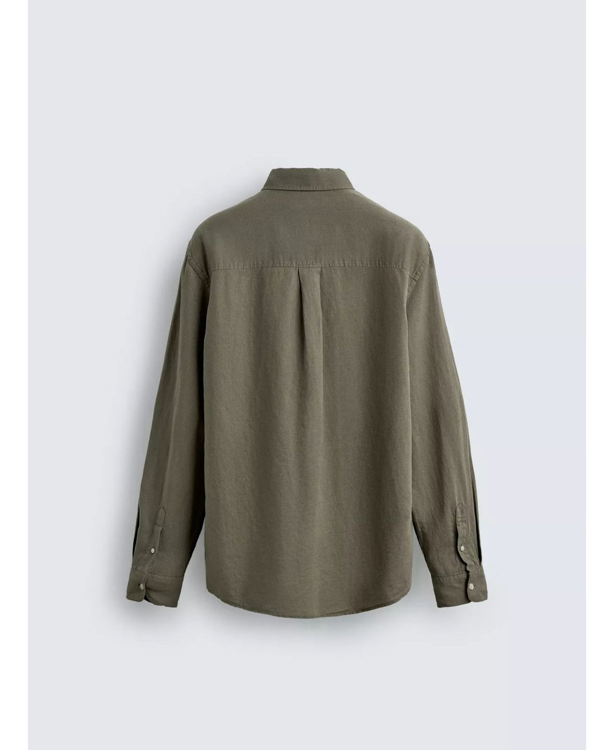 ZARA Riviera Linen Shirt – Olive/Khaki