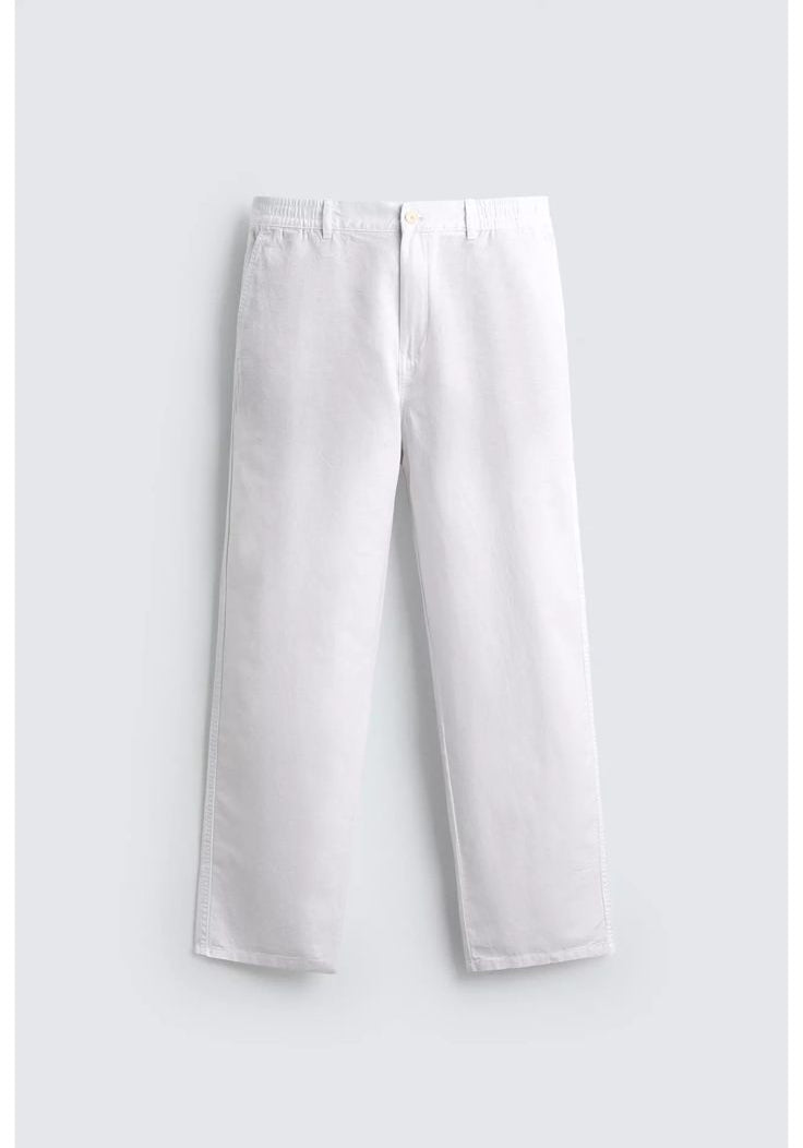 ZARA - COTTON LINEN TROUSERS