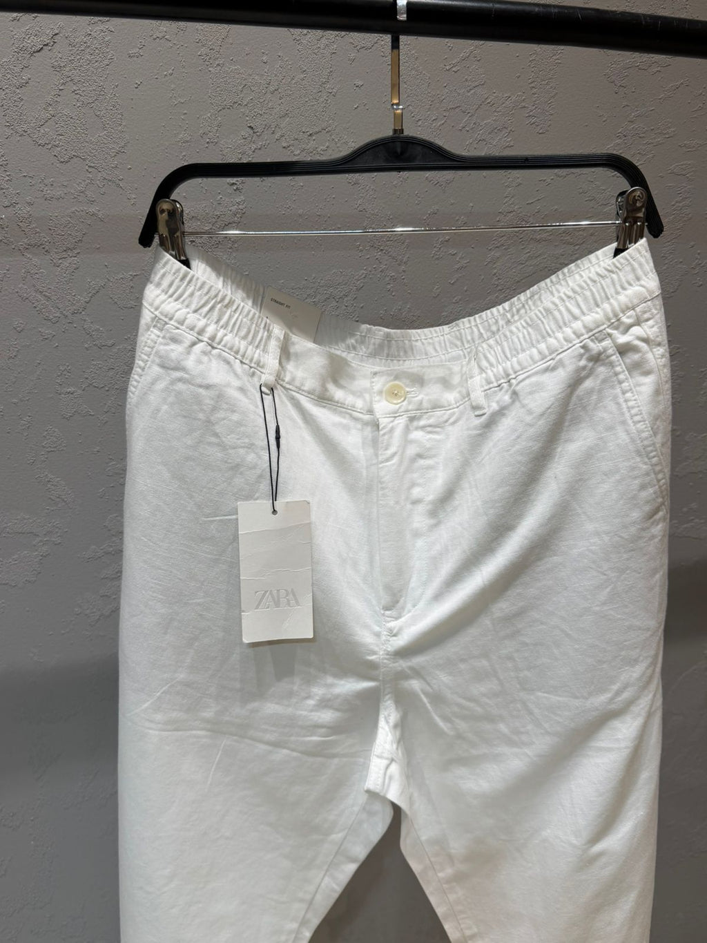 ZARA - COTTON LINEN TROUSERS