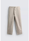 ZARA - COTTON LINEN TROUSERS
