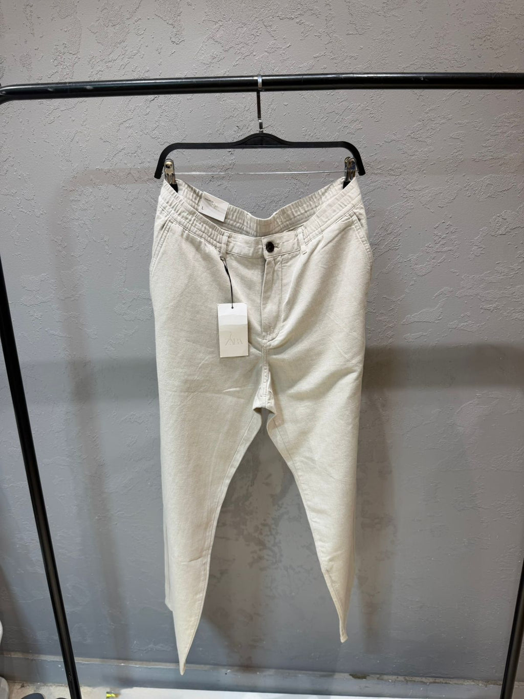 ZARA - COTTON LINEN TROUSERS