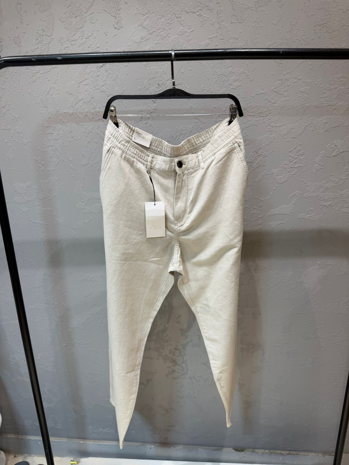 ZARA - COTTON LINEN TROUSERS