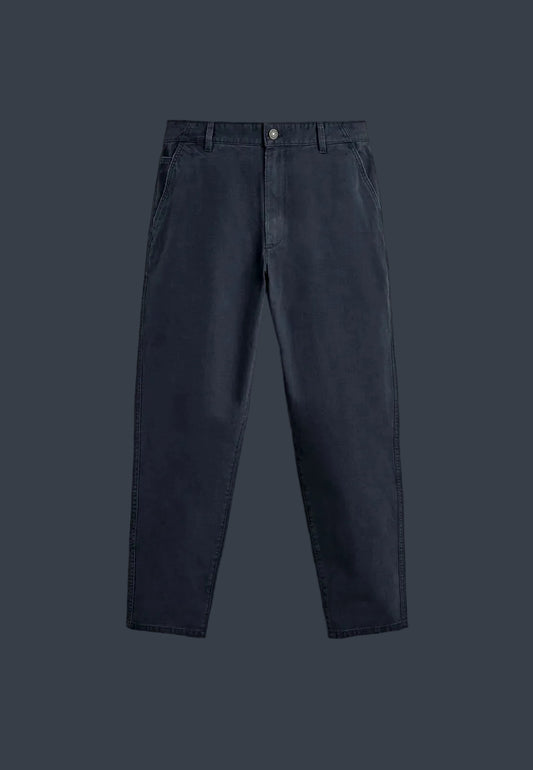 ZARA Milano Carrot Fit Trousers – Deep Navy