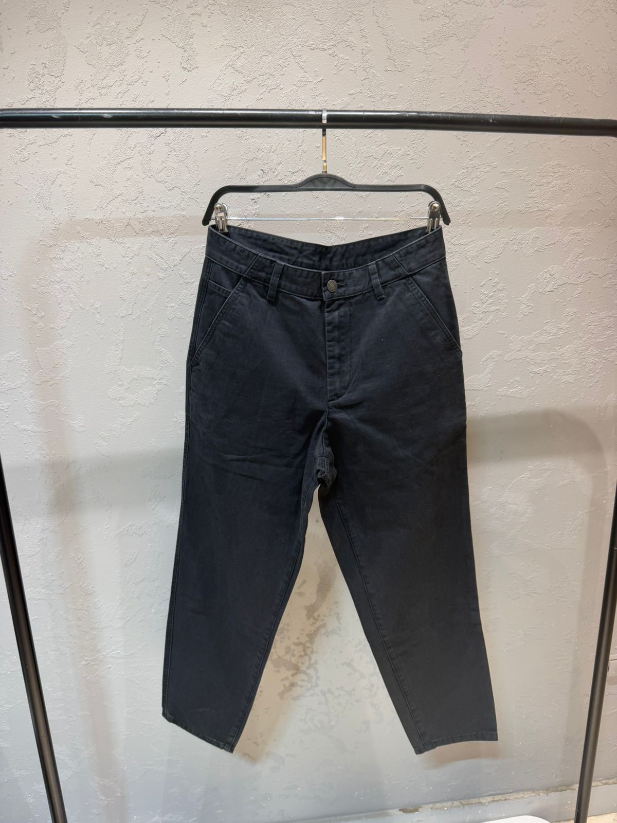 ZARA Milano Carrot Fit Trousers – Deep Navy