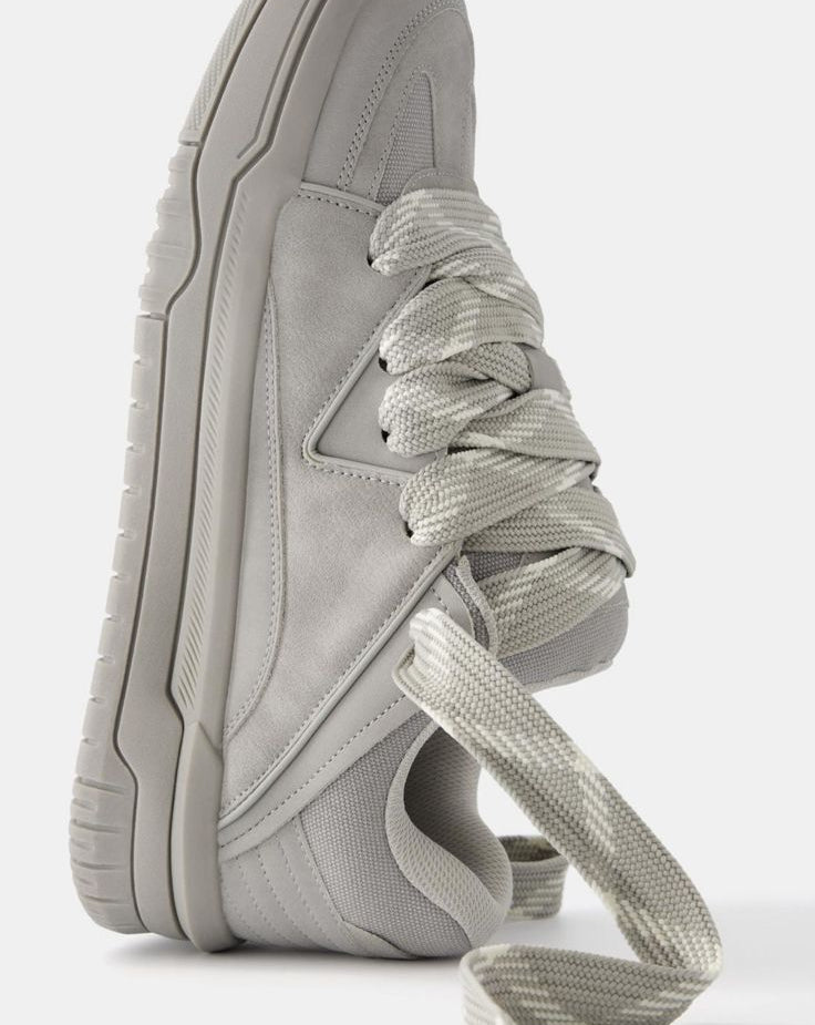 BERSHKA Streetform Chunk Sneaker – White