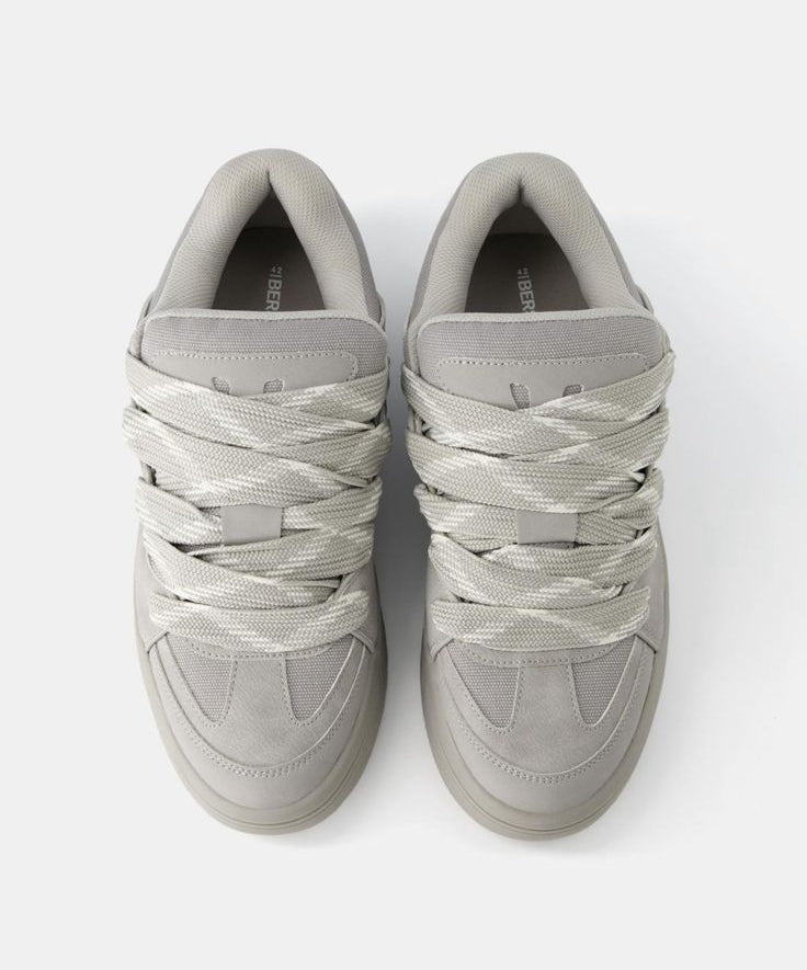 BERSHKA Streetform Chunk Sneaker – White