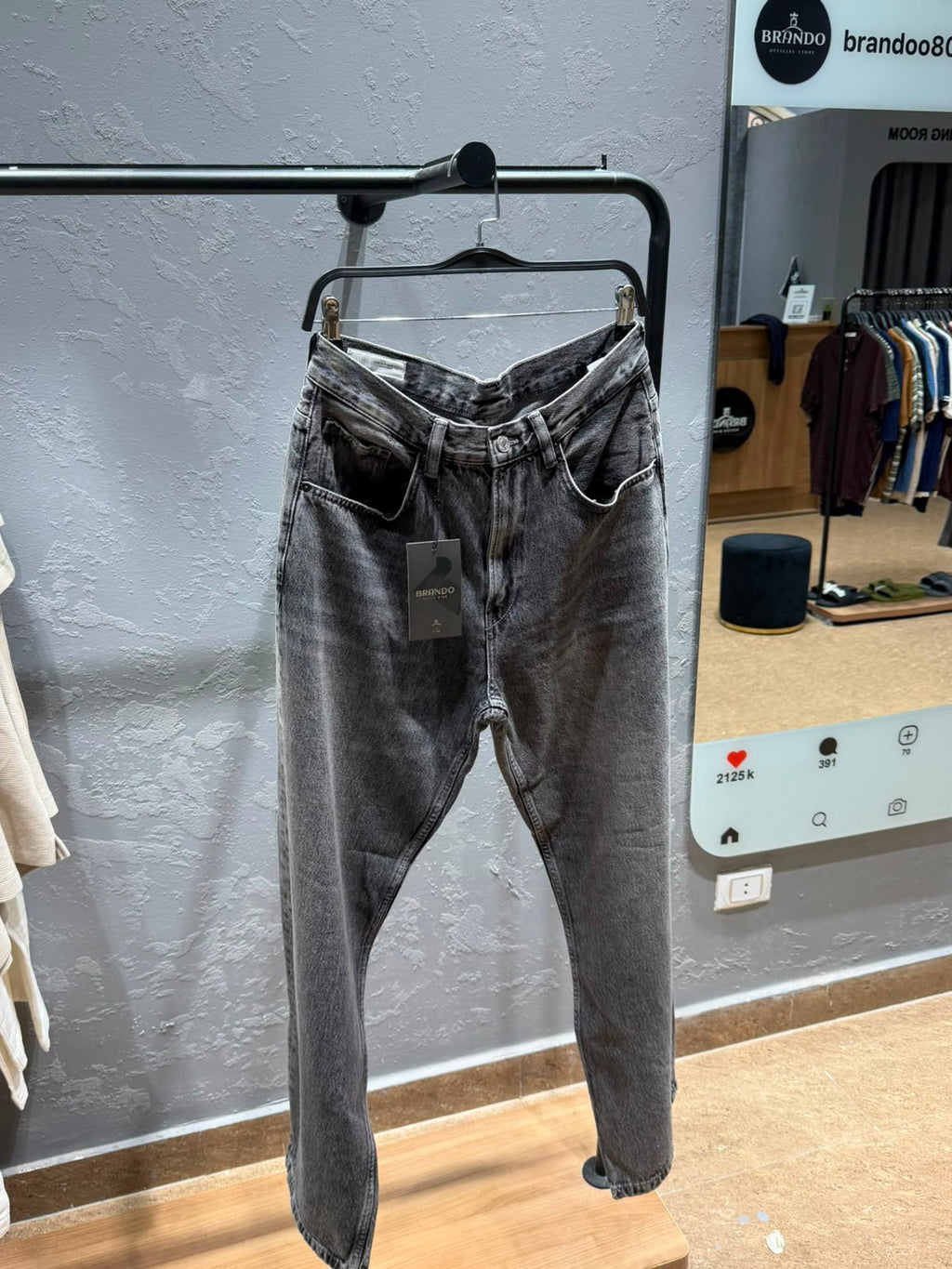 ZARA Vintage Baggy Jeans – Washed Grey