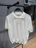 ZARA Fine Knit Polo Shirt – Off White