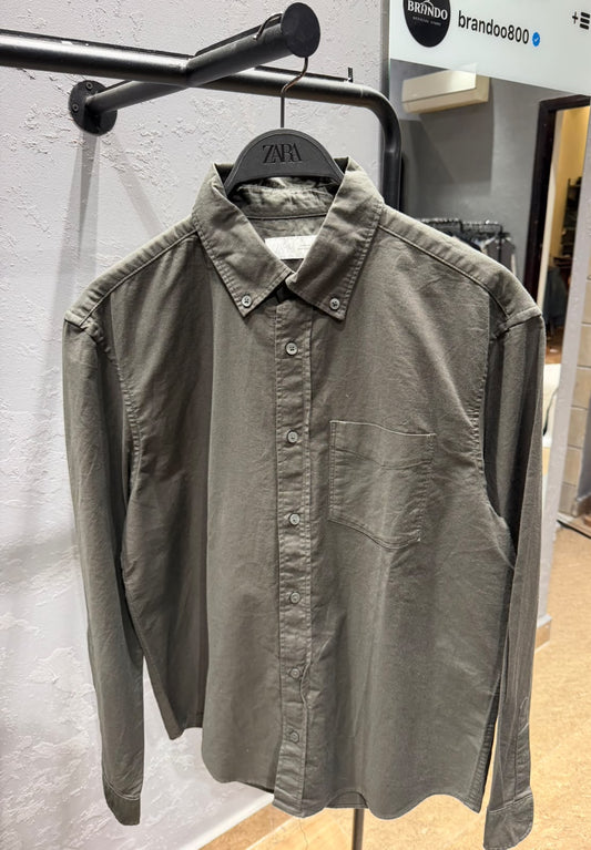 ZARA Oxford Shirt – Washed Charcoal