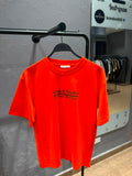 ZARA Slouch Studio Graphic T-Shirt – Bright Orange