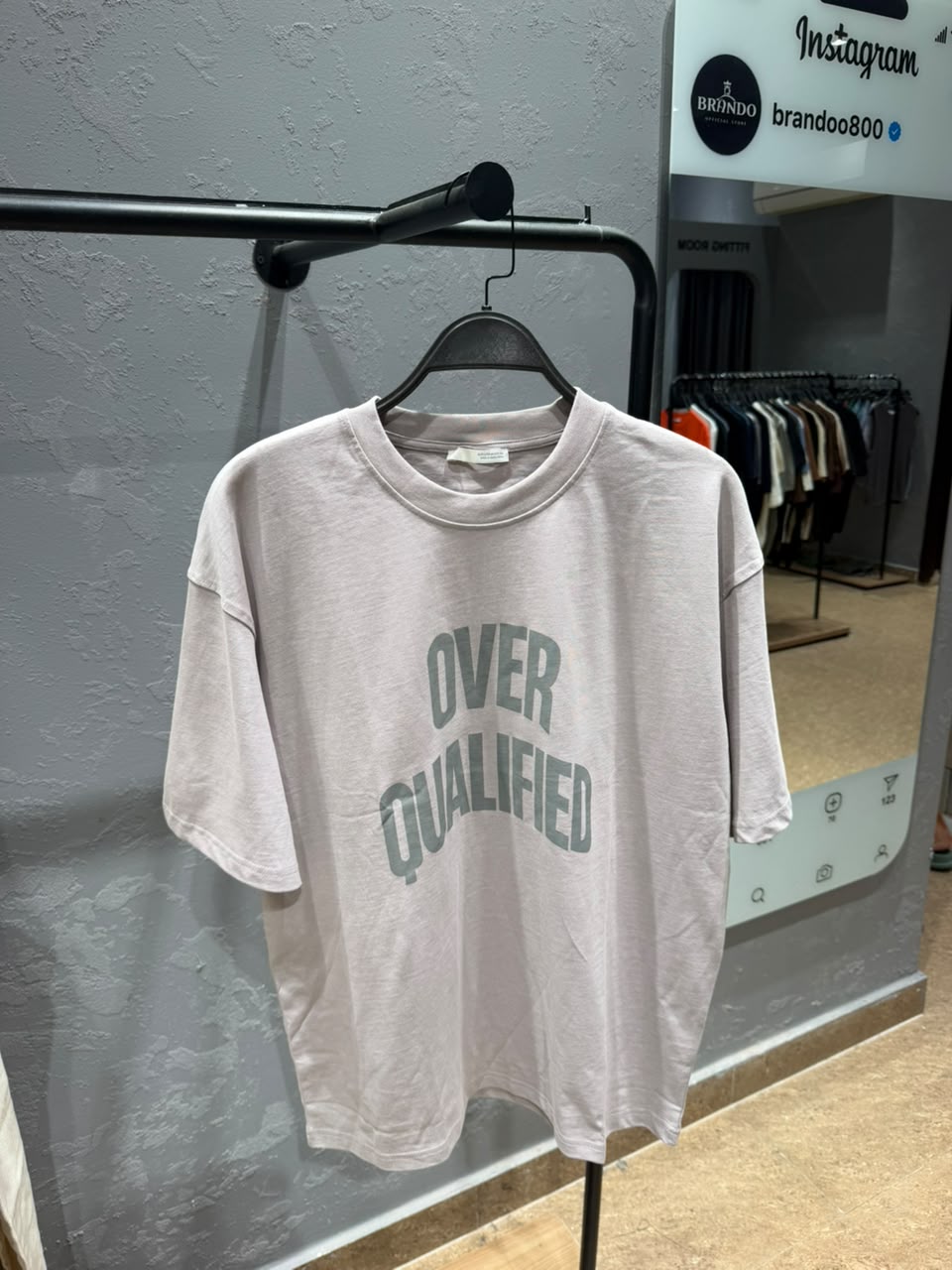 ZARA Over Qualified Graphic T-Shirt – Off White