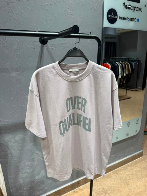ZARA Over Qualified Graphic T-Shirt – Off White