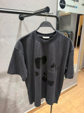 ZARA Abstract Graphic T-Shirt – Washed Charcoal