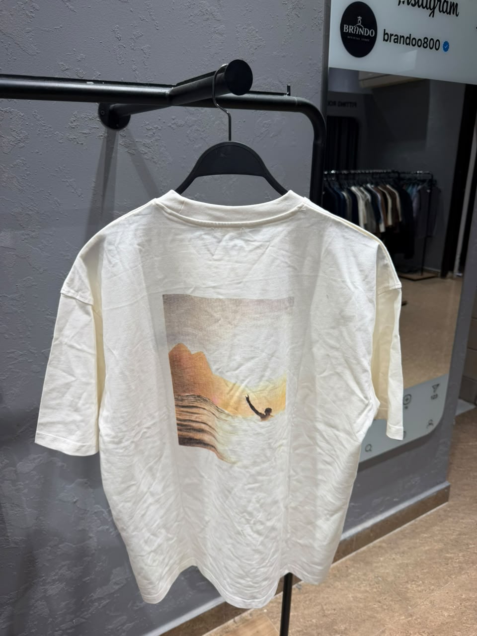 ZARA Noites das Crianças Graphic T-Shirt – Off White