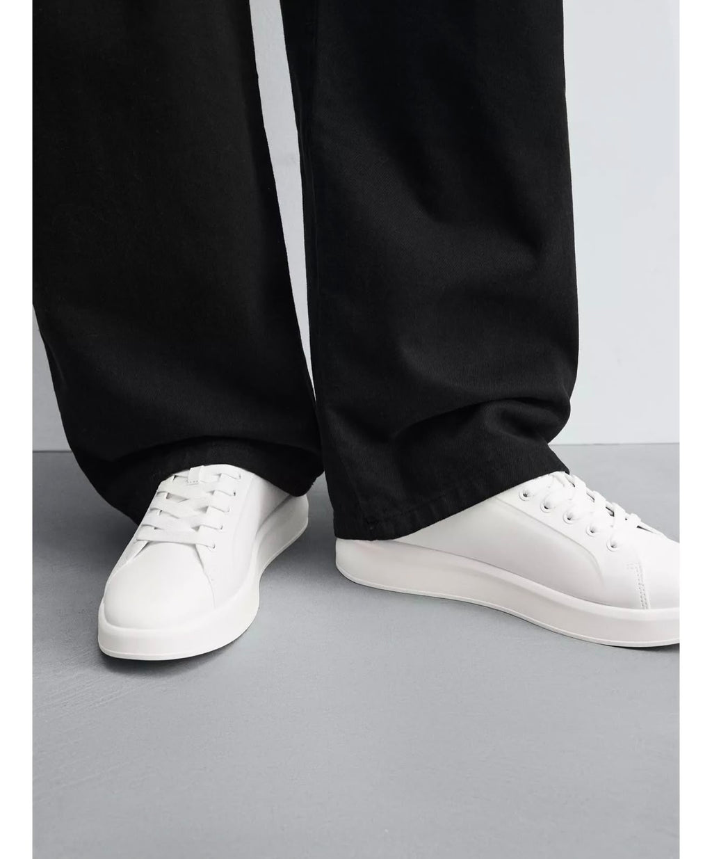 Clean Court Sneakers – Triple White ZARA