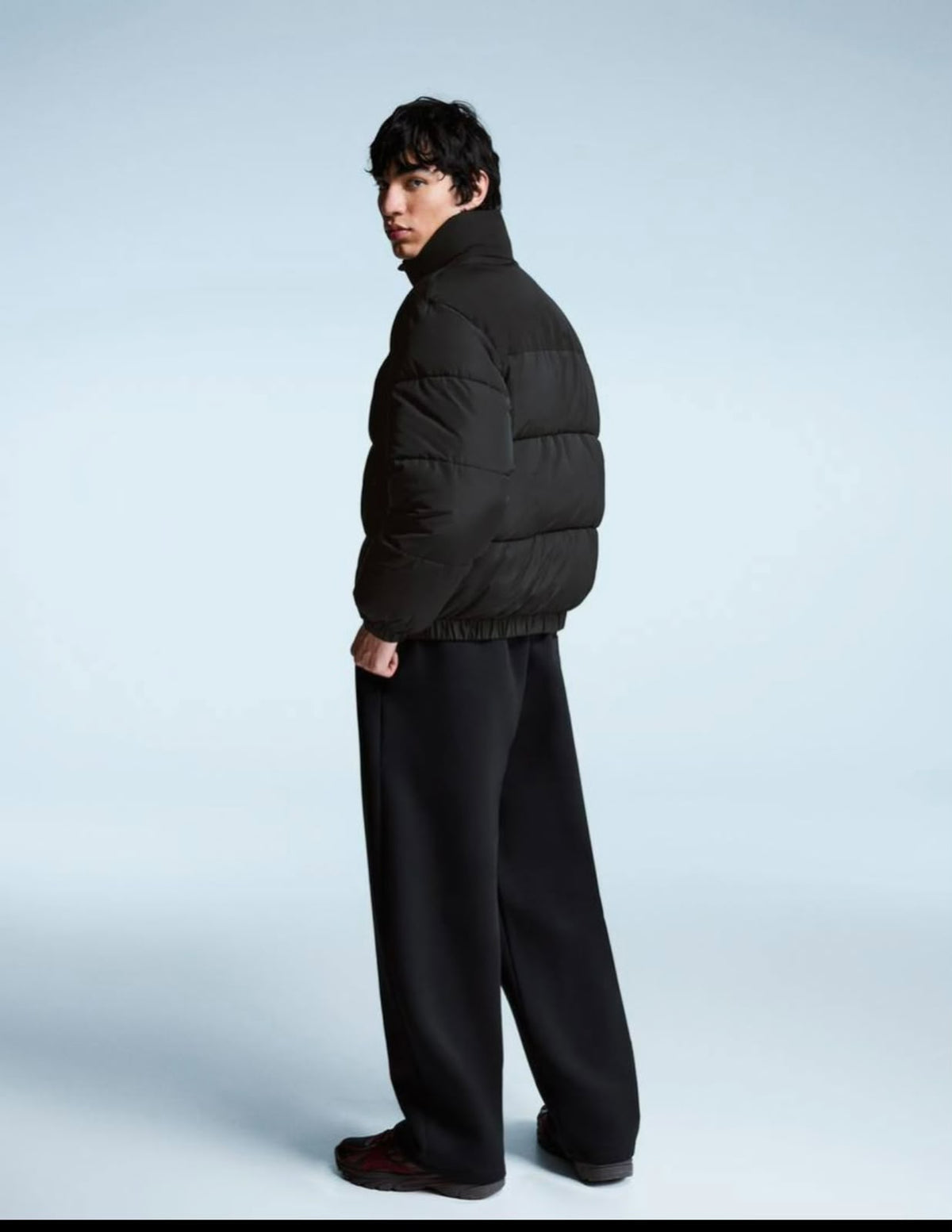 Berserka Oversized Puffer Jacket – Black
