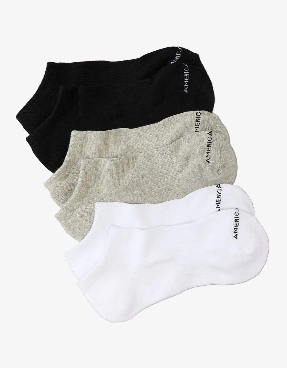 American Eagle Everyday Essential Crew Socks – 3 Color Pack