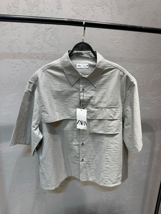 ZARA Resort Oxford Shirt – Grey