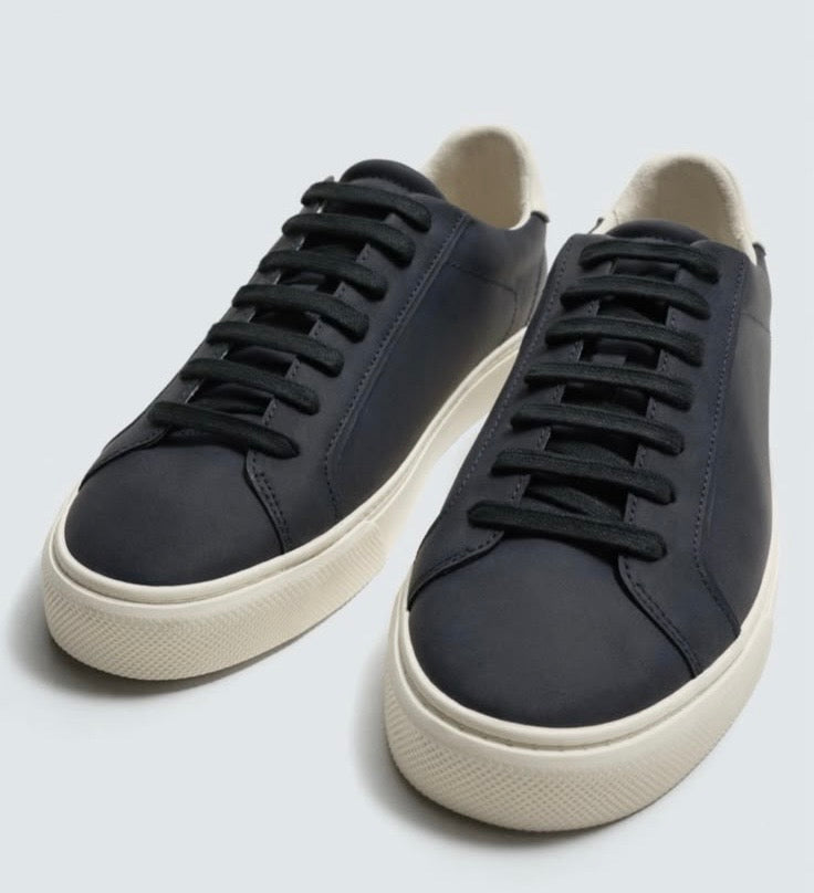 ZARA Clean Court Sneakers – Black