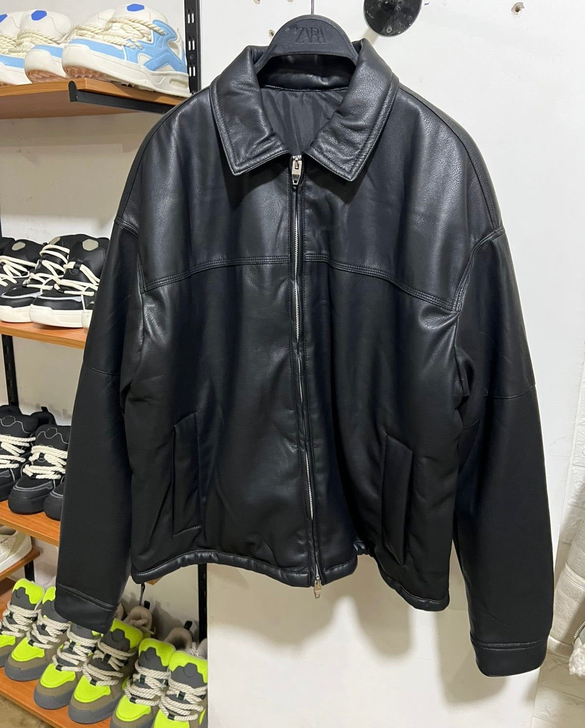 FAUX LEATHER JACKET - ZARA